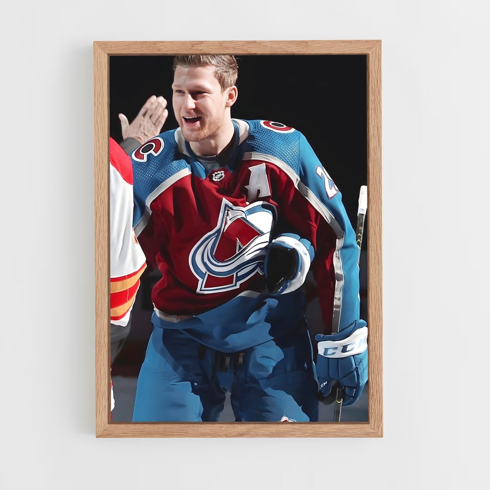 Poster Nathan mackinnon – affiche Hockey sur glace (vue 4)
